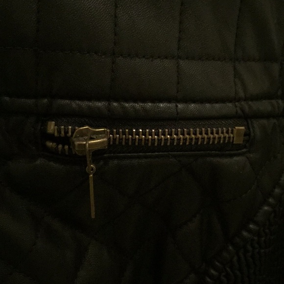 Zara pleather biker jacket - Picture 3 of 4